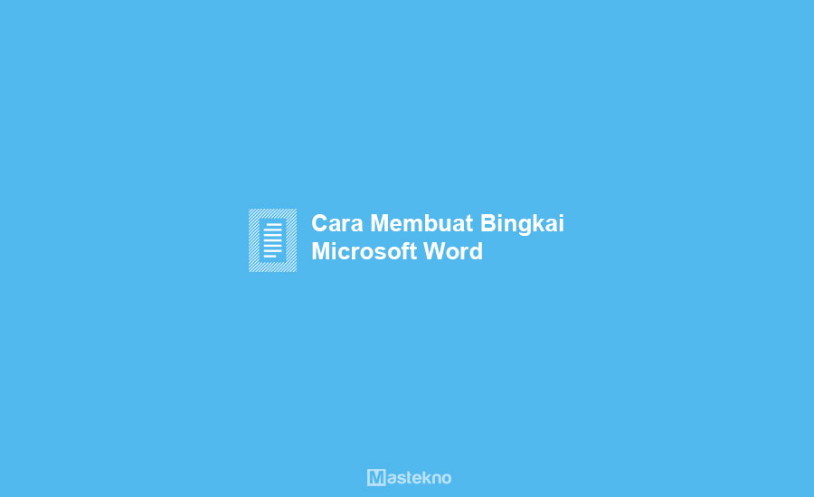 Cara Membuat Bingkai Word