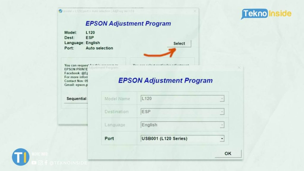 Cara Reset Printer Epson L3110